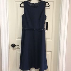 Jones Studio navy dress, NWT